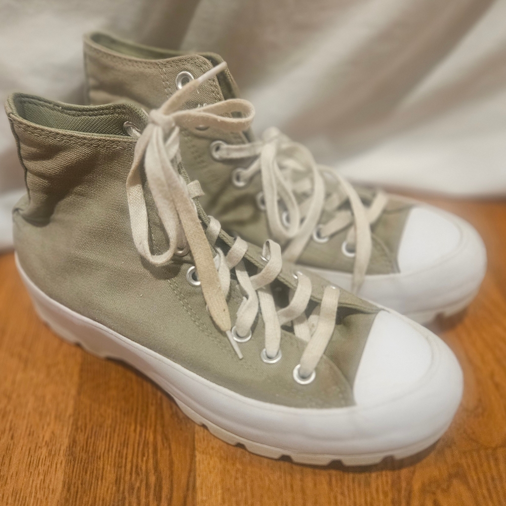 Converse Olive Lace Up Boots - Picture 3 of 4